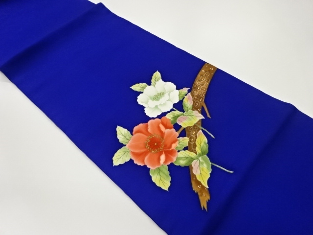 JAPANESE HIRAKI NAGOYA OBI / SHIOZE / KINSAI / BRANCH FLOWER